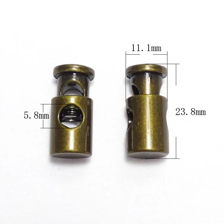 Популярный модный шнур, наконечник шнура из цинкового сплава, эластичный шнур с замком, пружинный шнур под заказ, Пробка шнура