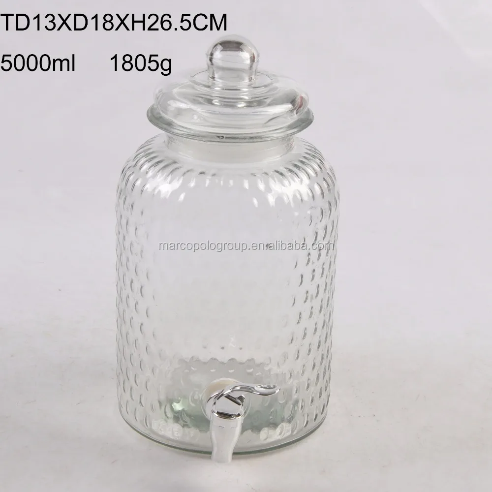 round glass jar with cork lid for food storage