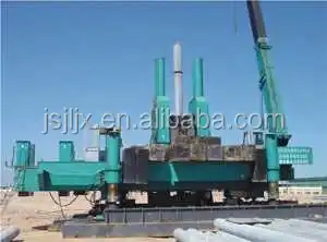 Manufacturer selling 60 ton hydraulic static pile machine for Malaysia, Viet Nam, Indonesia