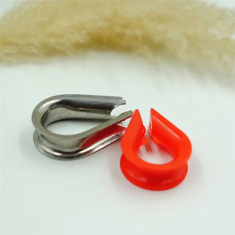 plastic nylon rope thimble plastic rope thimble 16mm wire rope fittings