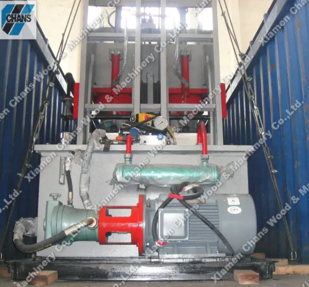 Semi-auto short cycle hot press machine