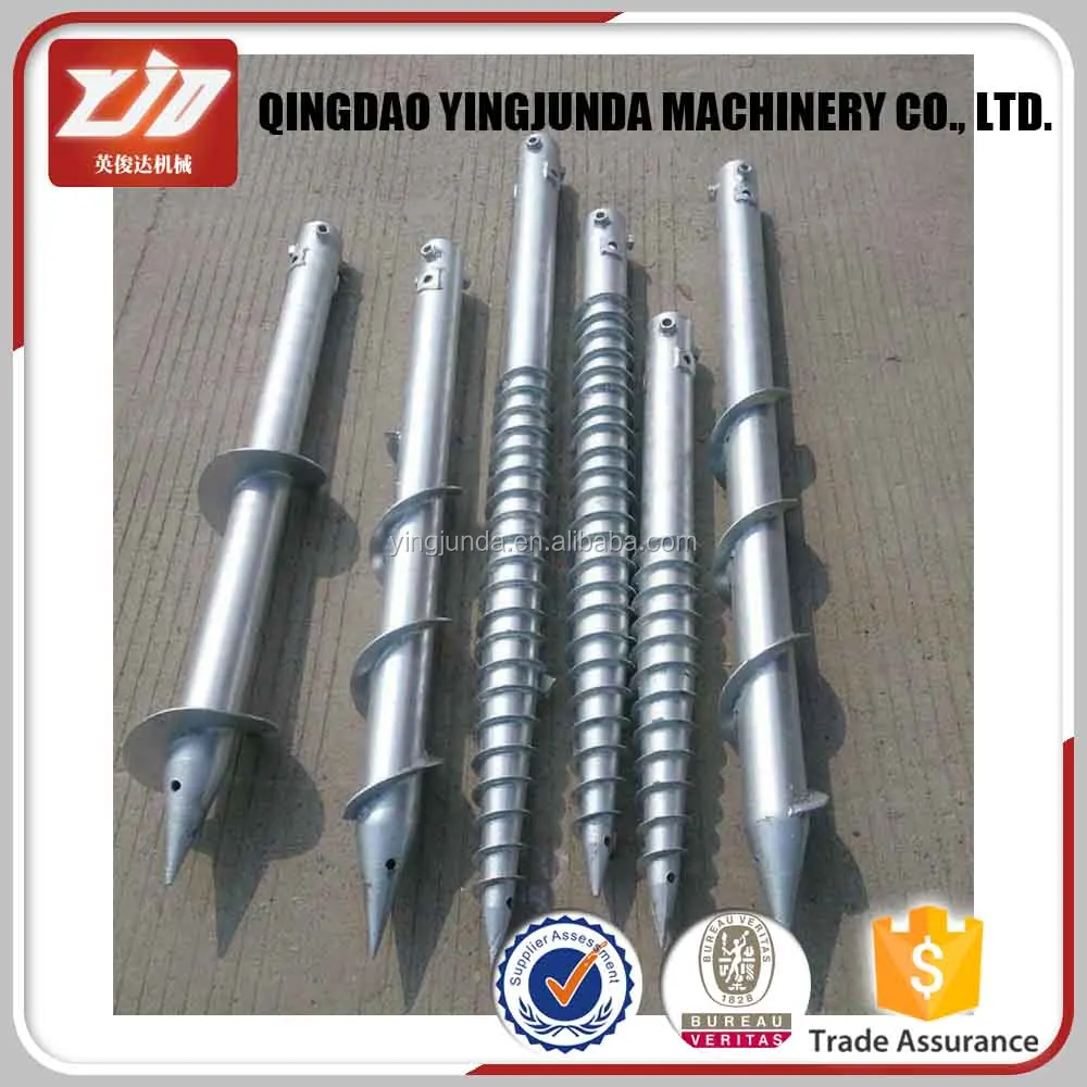 different size ground screw anchor