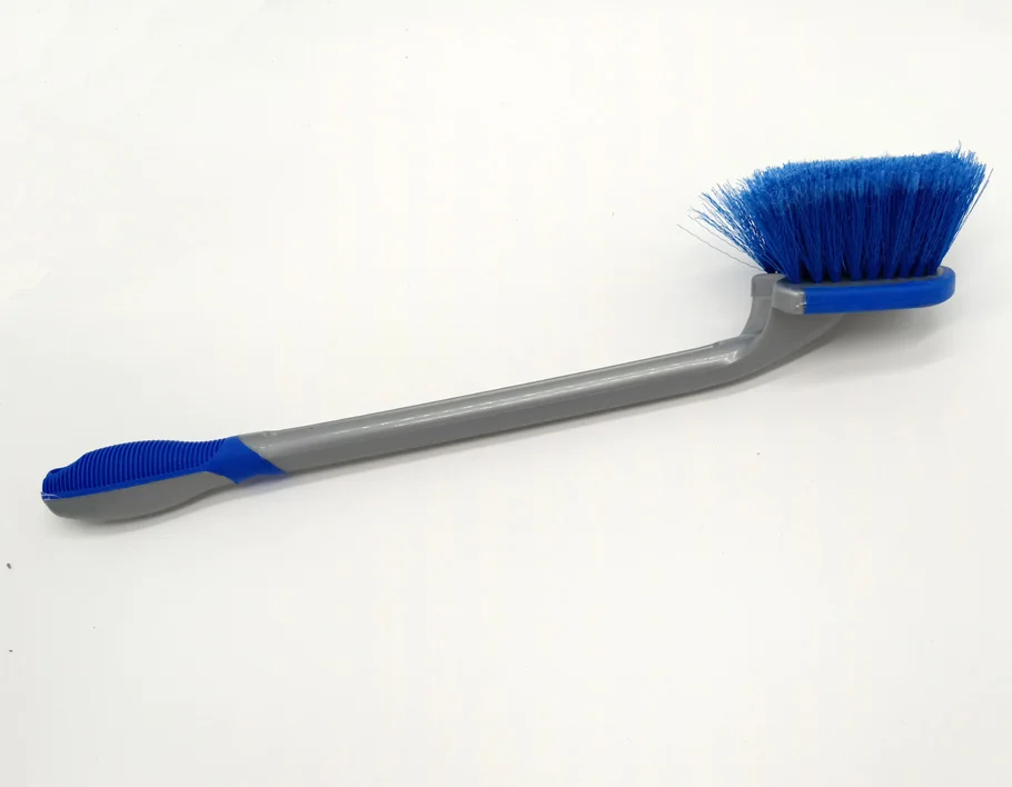 Long Handle Car Wash Wheel Brush / Auto Car Tire Vehicle Wash Broom For Truck Tire Cleaning