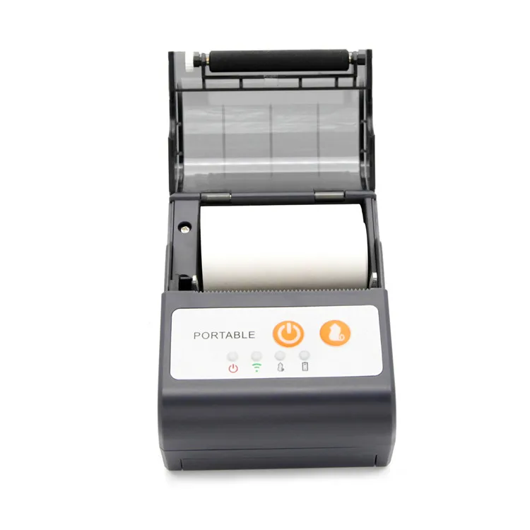 58mm thermal bluetooth portable handheld printer support android and ios bluetooth