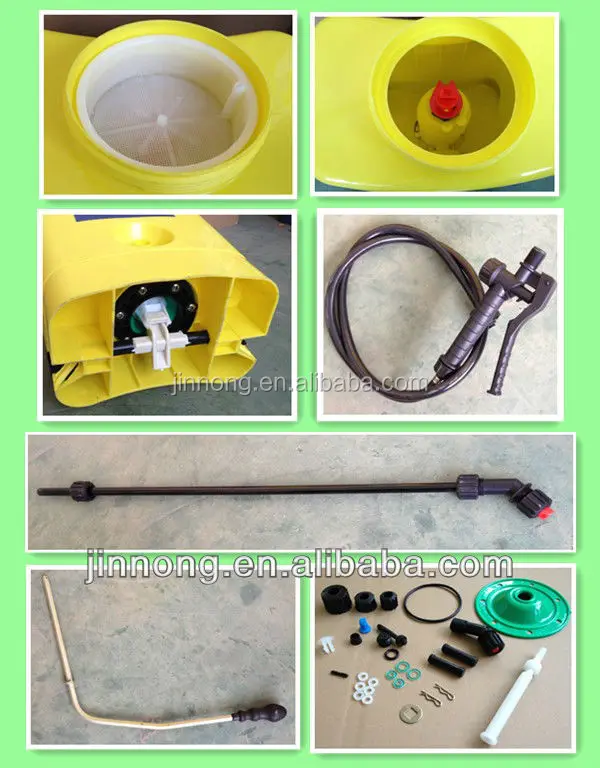 CP15 type light yellow heavy pp tank diaphragm sprayer for agricultural garden