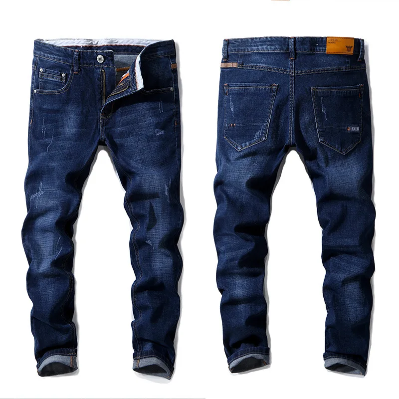 
American Man Jeans Man Denim Jeans Designer Trousers Casual skinny Straight Elasticity pants Sport Denim Jeans Man 