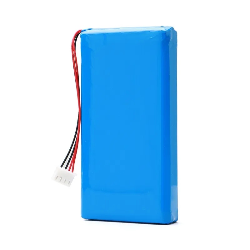 factory price 7.4v 6000mah rechargeable li-ion polymer battery with pcm and wires
