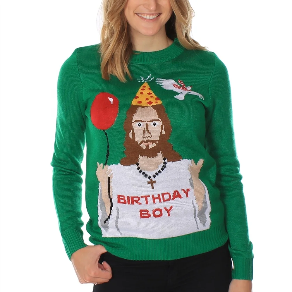 High Quality New Arrival Latest Design Unisex LED light Christmas Sweater