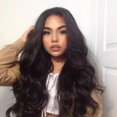 Wholesale 9A grade unprocessed natural human hair wig lace front for black woman