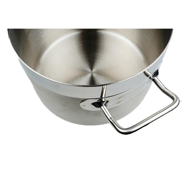 Best quality tall body crab pot belly stock pot belly cookware pasta cooking pot for induction cooker