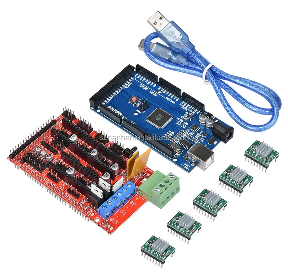 Mega2560 R3 + A4988 + PLATFORMS 1.4 3D printer kit