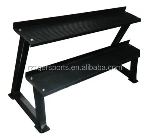 Custom gym storage rack two or three tire level kettlebell rack