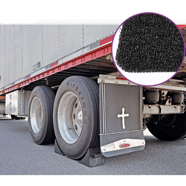 Factory wholesale high quality UV stabilized chemical resistant mud flaps for trucks with logo printed