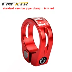 Bike Seat Post Clamp Ultralight Lock Bicycle Seatposts Clamps Bike Seat Post Clip 28.6/31.8/34.9mm Red Green Purple