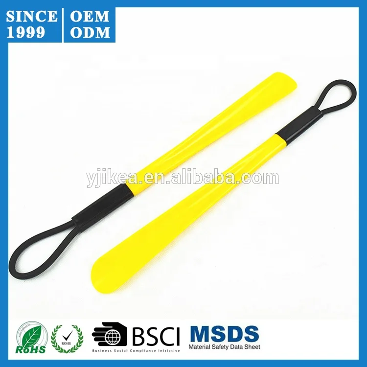 48.5cm Plastic Long Shoe Horn Custom Logo Large Stock Durable Shoe Horn