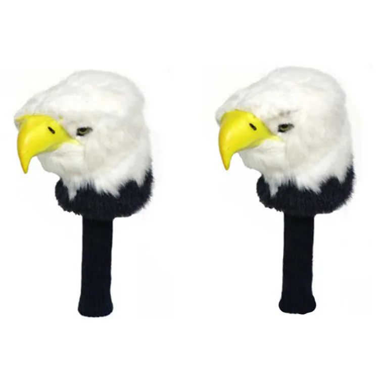 Custom cute style durable plush cartoon animal golf headcovers rhinoceros golf head cover for driver