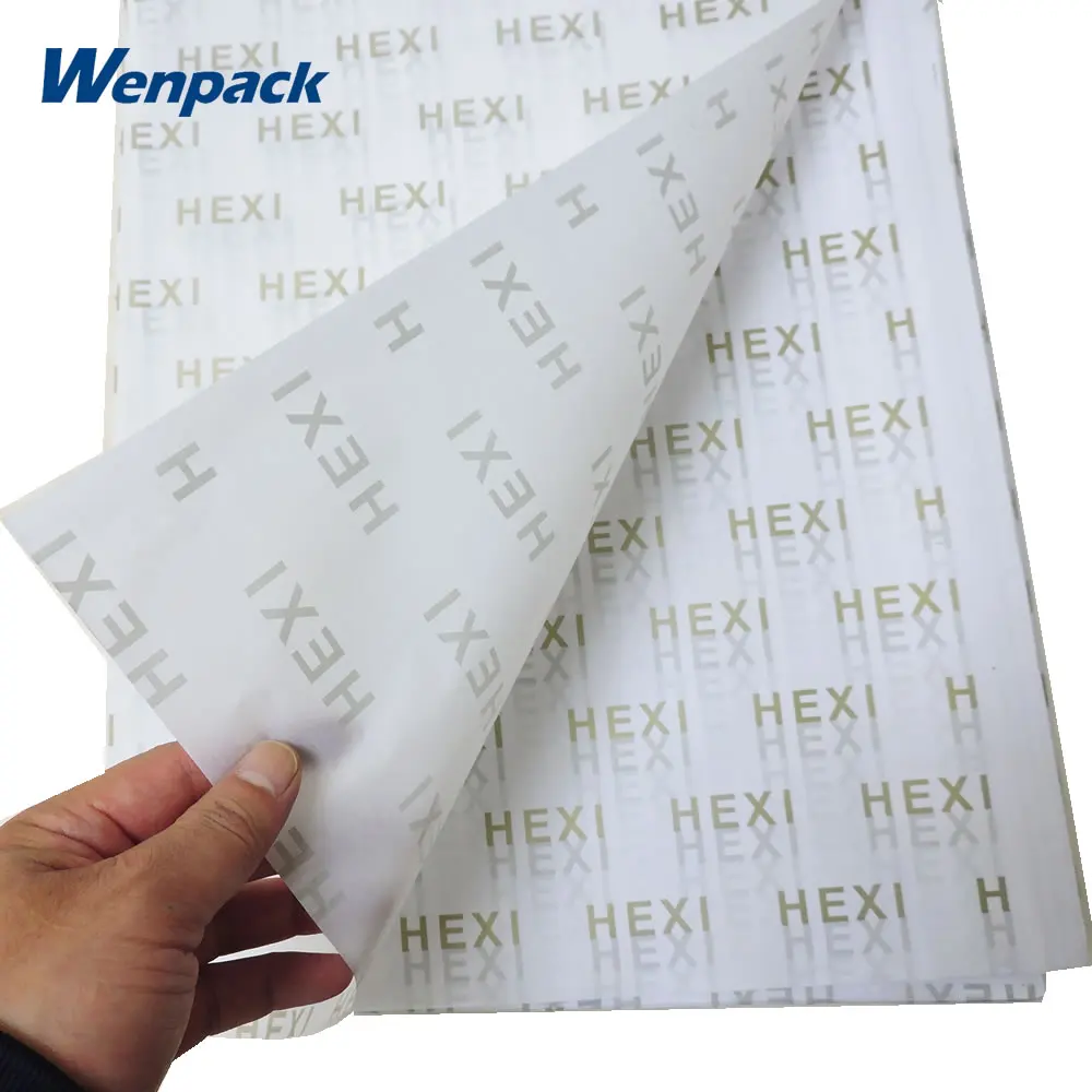 personalised branded gift custom printing wrapping cotton packaging silk clothing tissue paper with logo