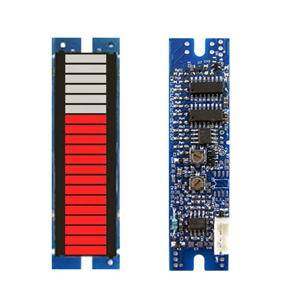 Taidacent LED Bar Graph Voltmeter Measure Various Energy Analog Signals Active LED Meter Column Display 20 segment LED Bar Graph