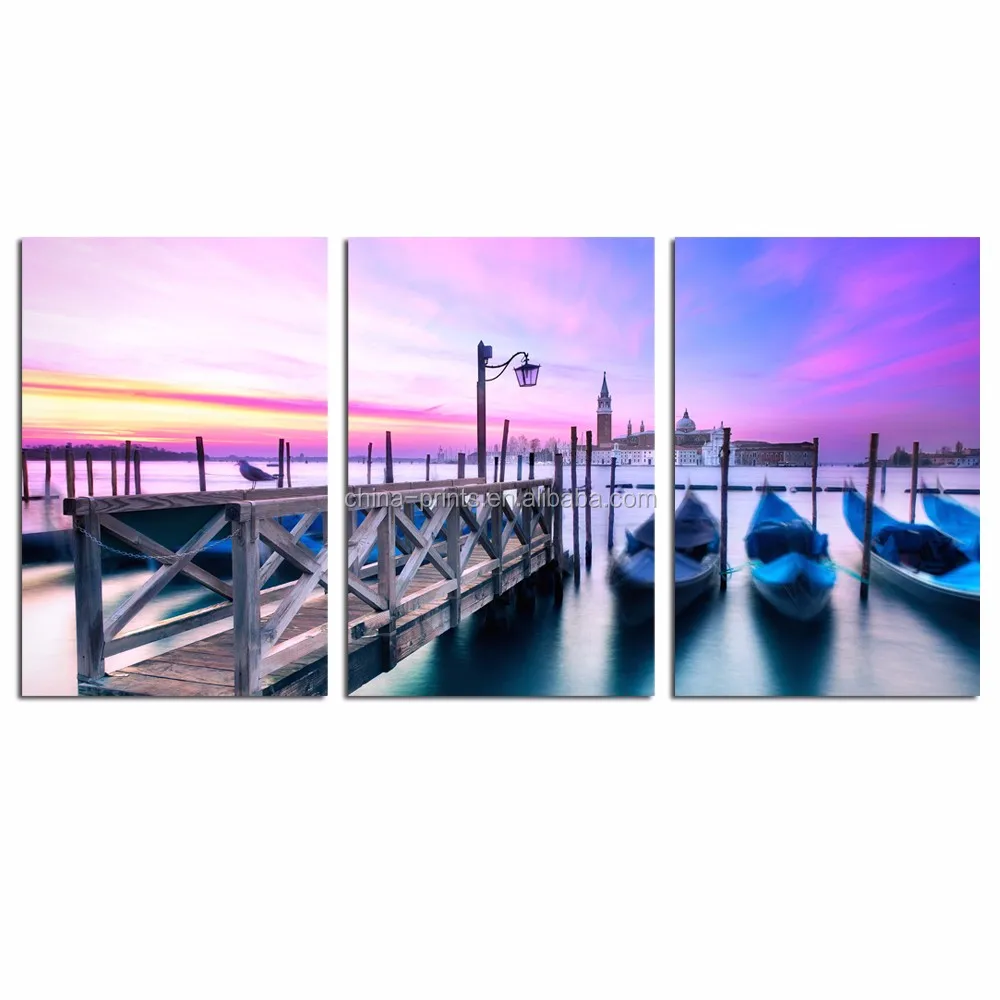Fancy Sea Ocean Harbor Canvas Prints Home Wall Decoration