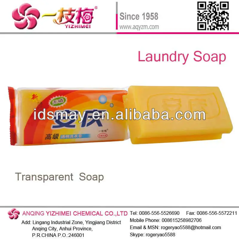Высококачественное прозрачное мыло для стирки, изготовленное IDSMAY с 1958 года