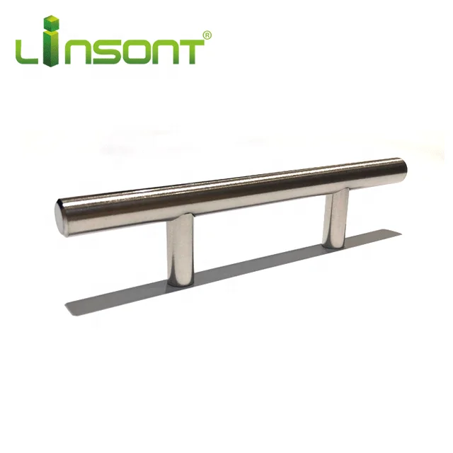 Linsont furniture cabinet hardware accessories iron brushed nickel kitchen handles Factory