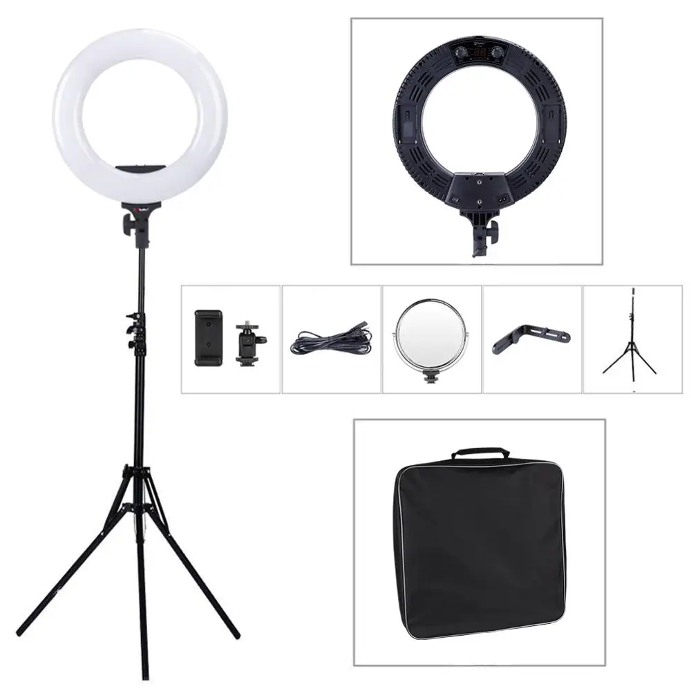 Tolifo High quality 14inch  led ring light lamp photography studio 40W Fill light for tiktok yutube video