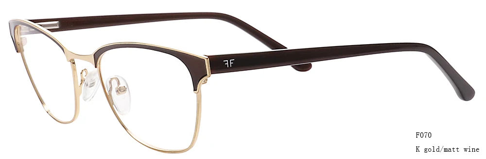 Hot sale stainless steel optical frames ready stock eyeglasses