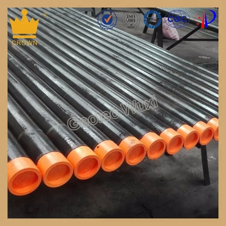 CROWN drill rod for granite NTW BTW HTW wireline 60mm drill rods drill pipes