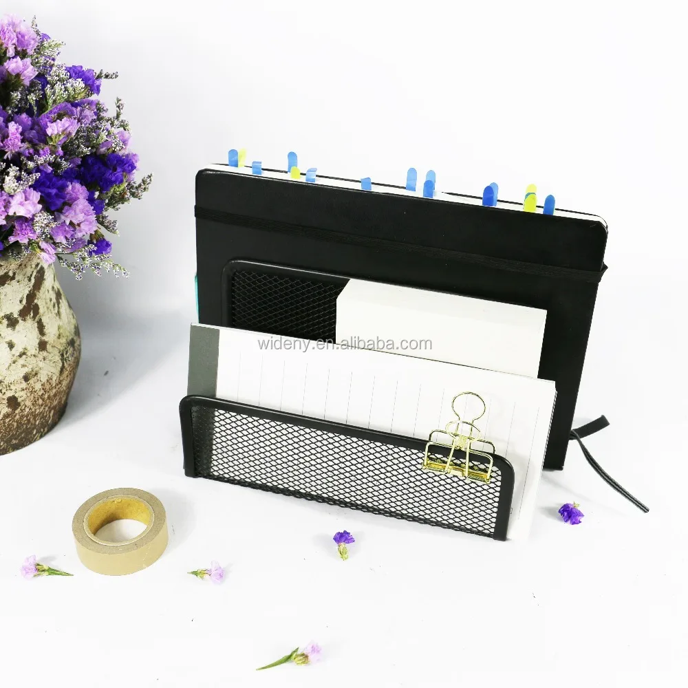 
high quality office metal mesh desk organizer with letter organizer 