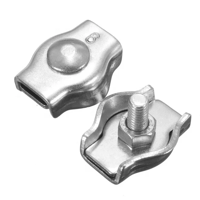 Stainless Steel 304 and 316 Double/Simplex Wire Rope Clips