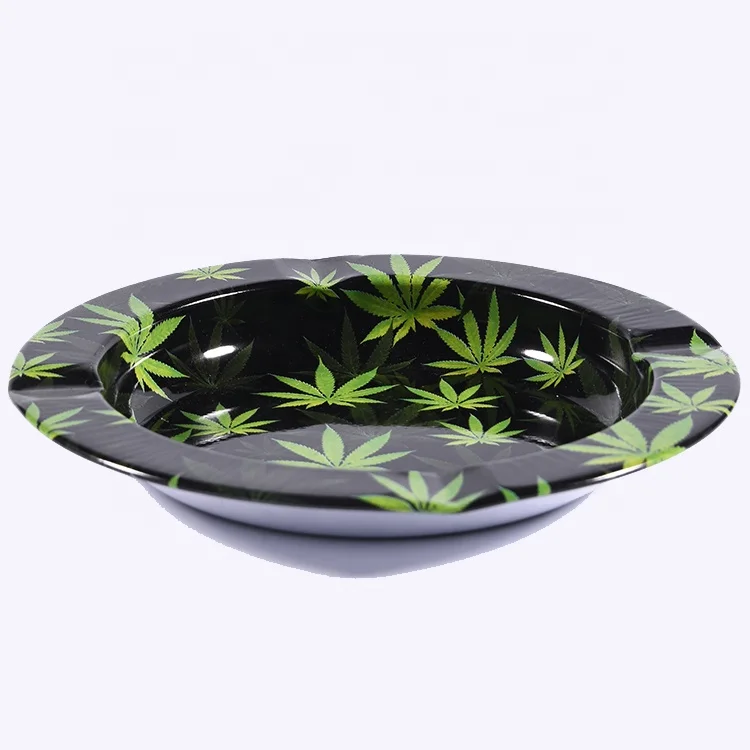 Tin plate indoor fancy ashtray