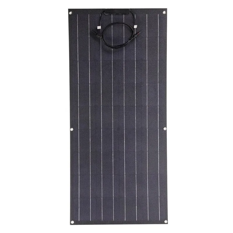 Best Price 100W 12V Semi Flexible Monocrystalline Portable ETFE Solar Panel pv solar cell for boat car garden