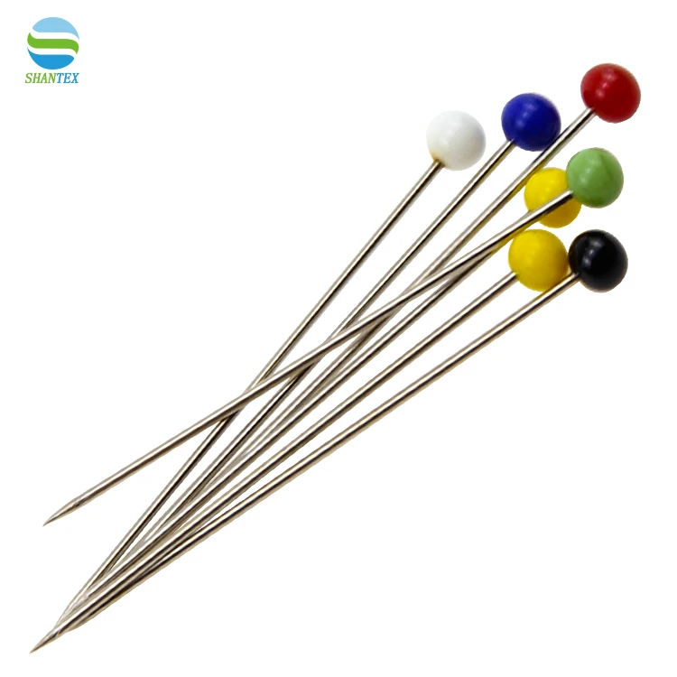 Colorful Garment Tailored Positioning Needle Safety Pear Shape Pin  in bottle