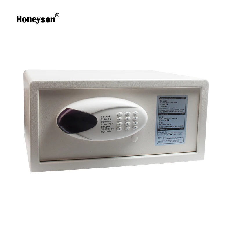 Honeyson new hotel mini electronic mechanical safe box security