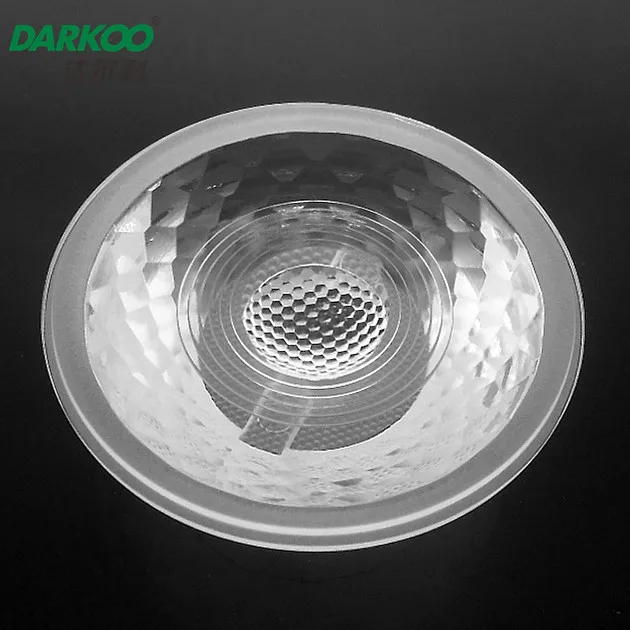 Darkoo Optics Transparent Round Circular Led Lamp Lens Pc 50mm Optical Pmma Lenses