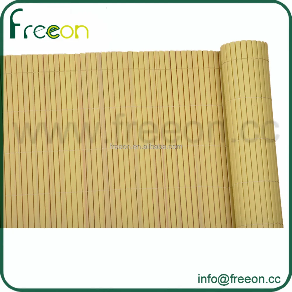 Basic Plastic Cane 14mm Double Face Fence 1x3m Bamboo