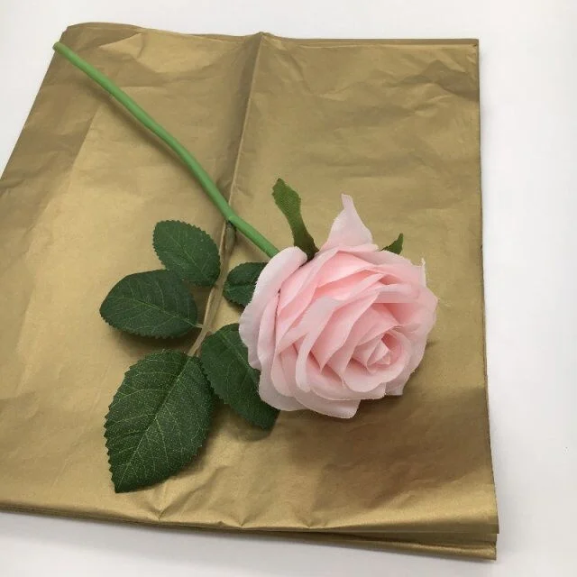 
Luxury Gold 18gsm Tissue Paper Wrapping Tissue Paper Wood Pulp Specialty Paper Offset Printing 100% Virgin Wood Pulp 