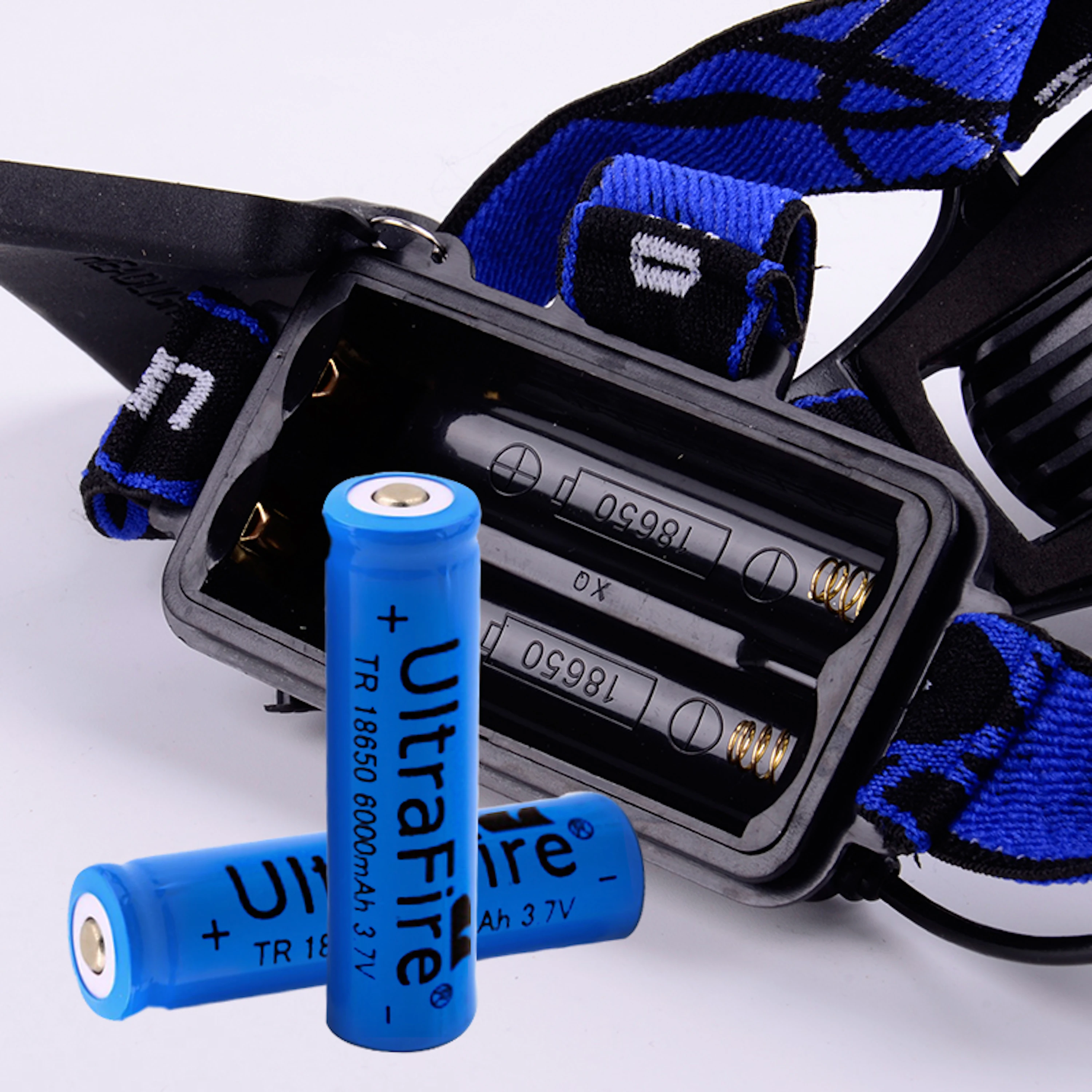 LED Headlamp Rechargeable Head Lamp Zoom Waterproof 18650 Headlight Flashlight 3 Modes USB Charging Camping Hunting