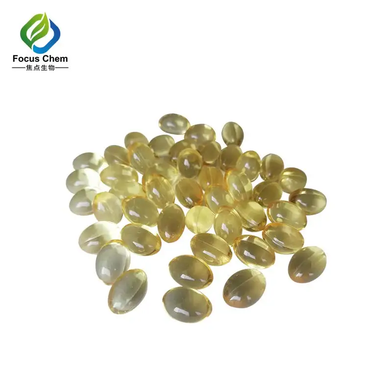 Flaxseed oil and vitamin E softgel for auxiliary lower blood lipid