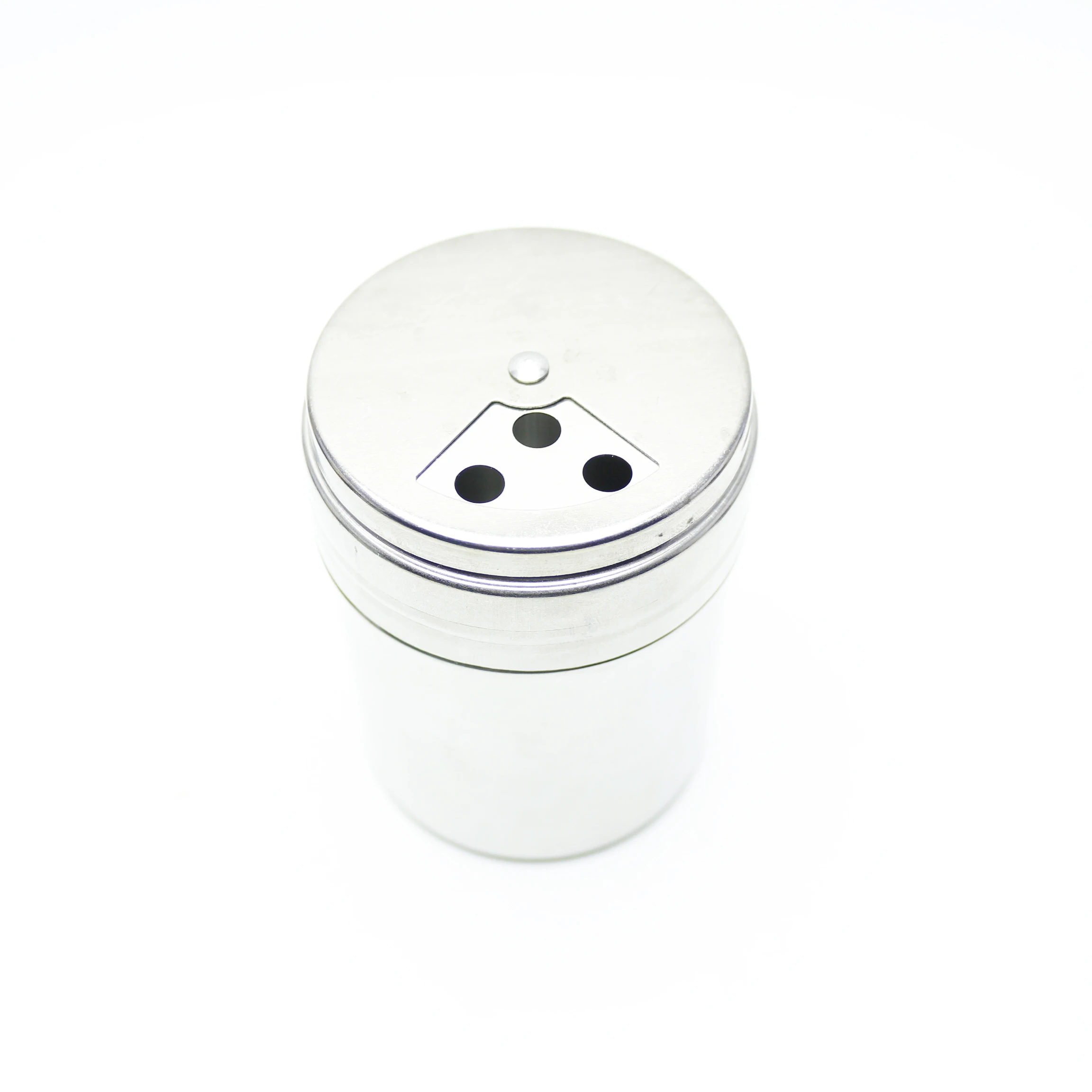 hot-selling custom stainless steel spice tin with spice shaker for spice pepper and salt  AJ-74D