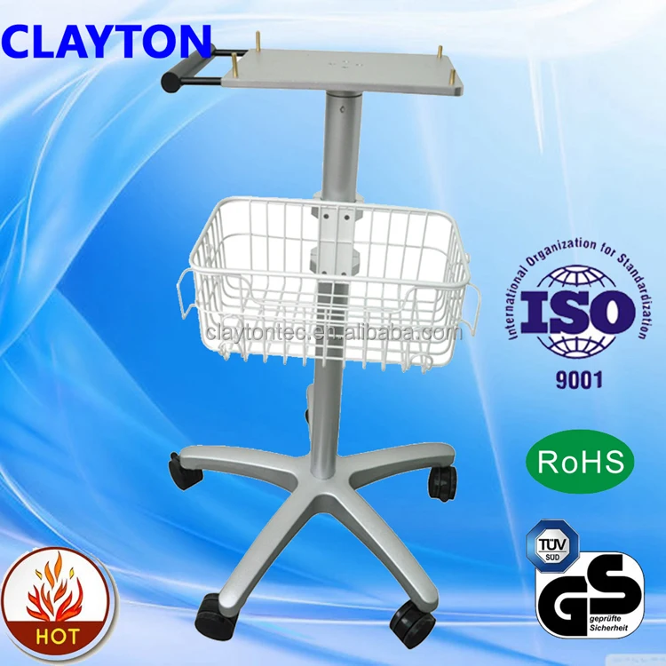 Medical trolley/cart for Edan M3 vital signs patient monitor