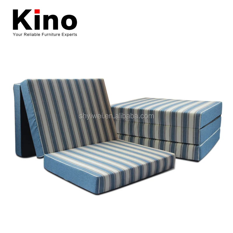 Sponge Material Linen Fabric Cover Mattress floor Folding Sofa Bed