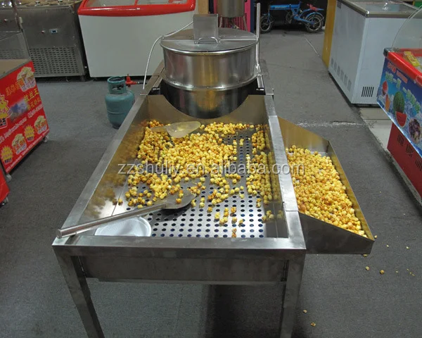 
Kettle sweet carame popcorn machine popcorn making machine spherical popcorn machine <span style=