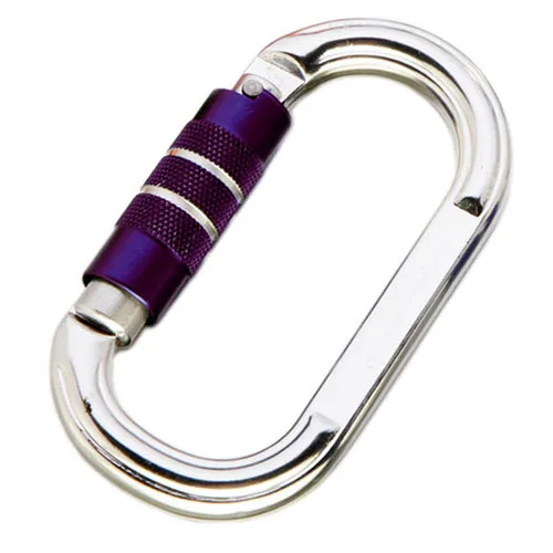 Mini Keychain Aluminum Screw Gate Swivel Carabiner