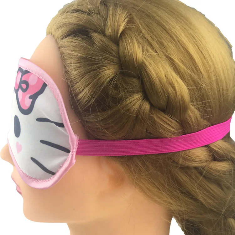 Competitive Wholesale Delicate Eye-Protecting Eye Mask Hello Kitty Luxury Eye Mask for Sleeping