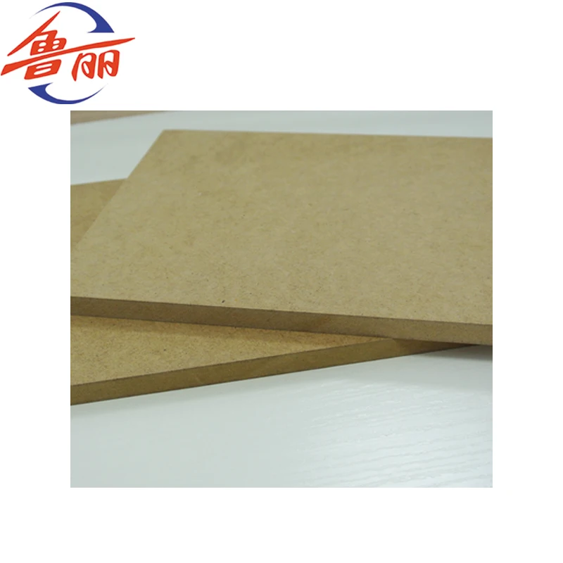 Hot selling Eco-friendly 3mm raw mdf plain mdf board from luli factory