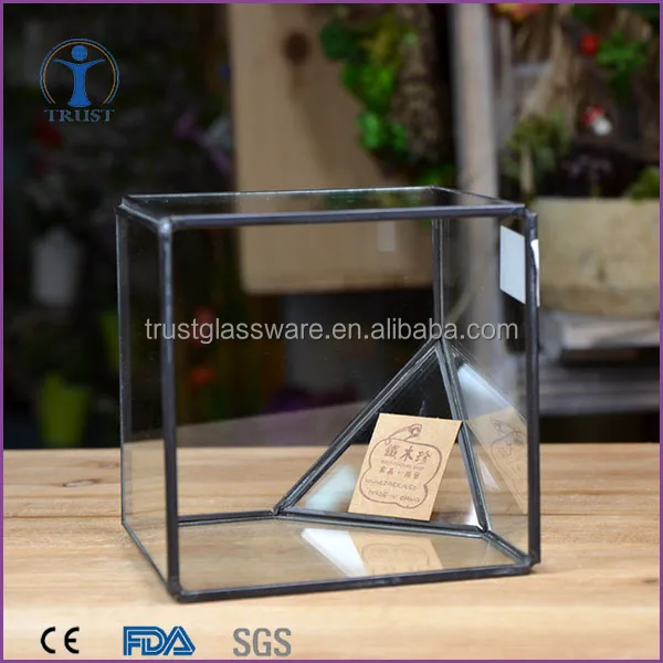 Пирамида Геометрическая Стекло Террариум/Ручная Плантатор/Air Завод стеклянная ваза