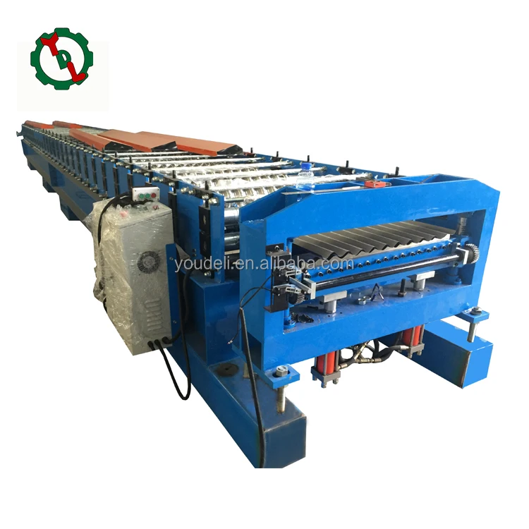 
Polytech Trade Assurance High Precision Corrugated Steel Profile Roof Panel Roll Forming Machine 