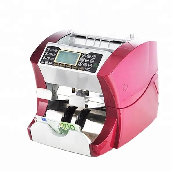DB3000 two pocket sorter mix counting machine value counting machine fitness in red color