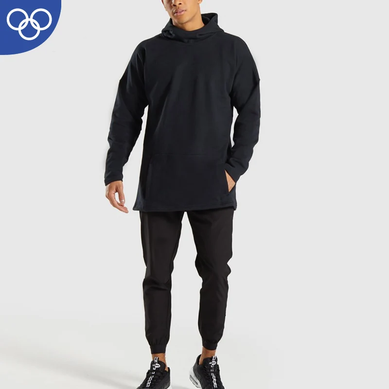 Wholesale Custom Men Winter Comfy Fitness Tops Sporty Clothing For Exercise Gym